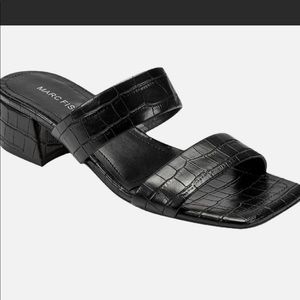 Marc Fisher Short Block Heel Sandal